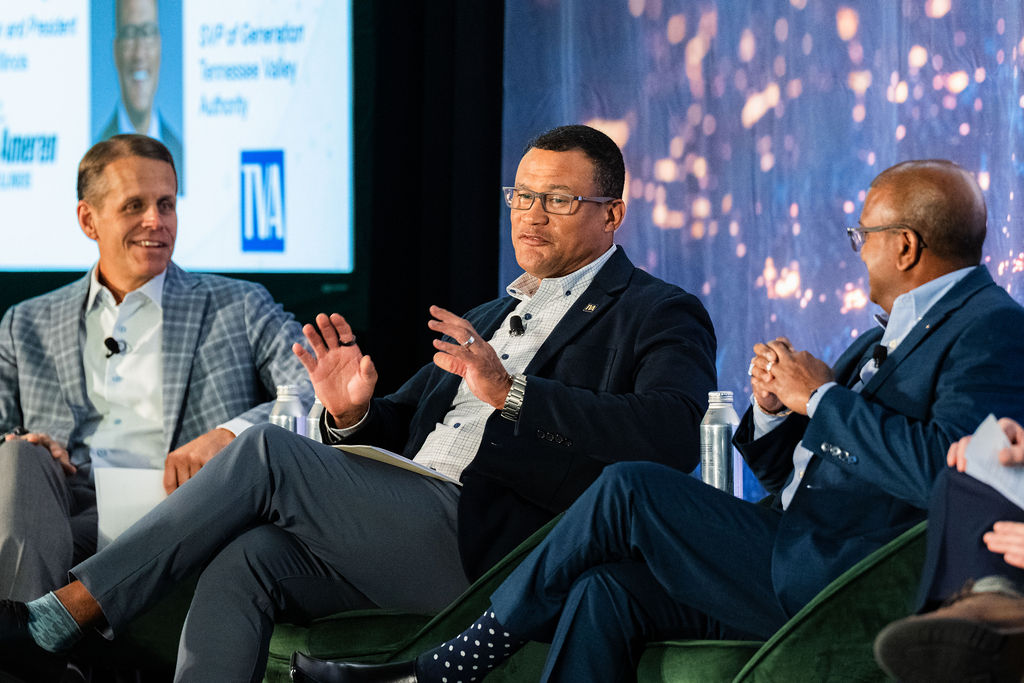 Panel discussion on stage